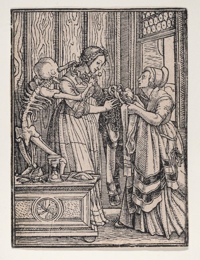 A grófnő, „A haláltánc” című műből alkotó: Hans Holbein the Younger
