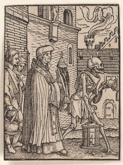 A pap, a „Haláltánc”-ból alkotó: Hans Holbein the Younger