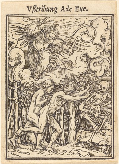 Vßtribung Ade Eue. alkotó: Hans Holbein der Jüngere