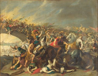 Harcolj az amazonokkal alkotó: Hans I Jordaens