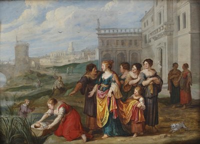 Mózes megtalálása alkotó: Hans Jordaens III