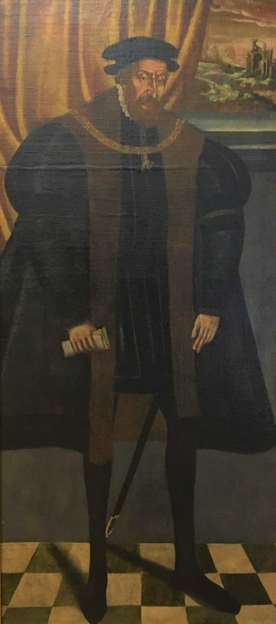 I. Habsburg Ferdinánd császár (keret nélkül) alkotó: Hans Krell