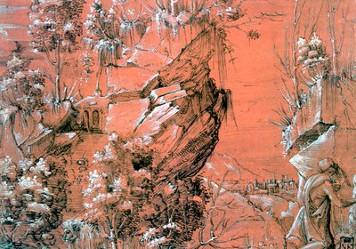 „Szent Jeromos a kertben”, 1510-1531 alkotó: Hans Leu The Younger