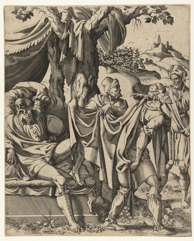 Noé részegsége alkotó: Hans Liefrinck (I) (attributed to)