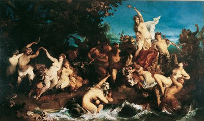 Bacchus és Ariadné alkotó: Hans Makart