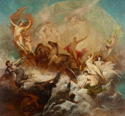 A fény győzelme a sötétség felett alkotó: Hans Makart