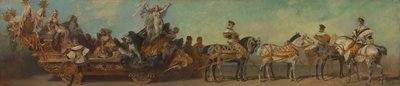 Az 1879-es felvonulás terve – A bányászat alkotó: Hans Makart