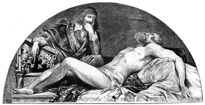 Joseph Ribera, Olaszországban tevékenykedő spanyol művész, 1880-1882. alkotó: Hans Makart