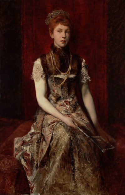Dora Fournier-Gabillon portréja, 1879 körül alkotó: Hans Makart