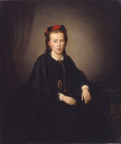 Női portré alkotó: Hans Makart