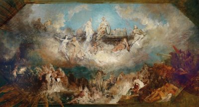 A Nibelung-kincs elsüllyedése a Rajnában, 1882-1884. alkotó: Hans Makart