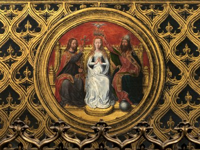 Szent Orsolya ereklyetartójának részlete alkotó: Hans Memling