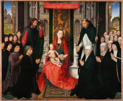 A Jacques Floreins-i Szűzanya - Madonna és gyermeke ... alkotó: Hans Memling