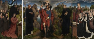 Willem Moreel triptichonja, 1484 alkotó: Hans Memling