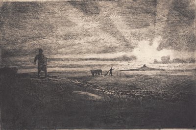 "A gazda kimegy a mezőre" alkotó: Hans Nikolaj Hansen