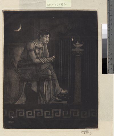 Penelope a szövőszékkel alkotó: Hans Nikolaj Hansen