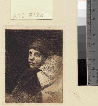 Egy fiatal férfi portréja alkotó: Hans Nikolaj Hansen