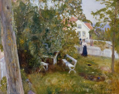 Nyári táj alkotó: Hans Olaf Heyerdahl