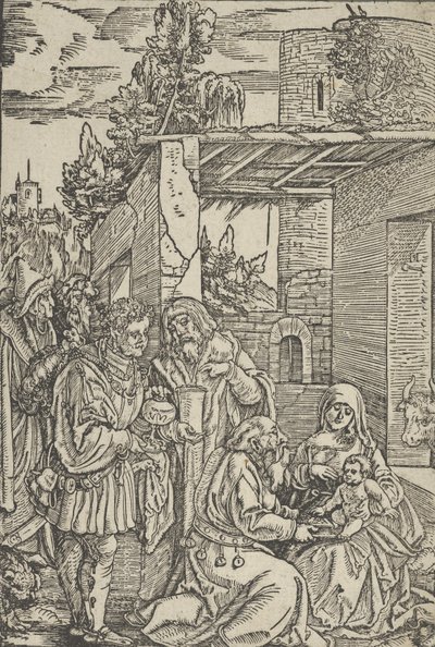 A mágusok imádása, Ewangeli és Epistle, 1512. alkotó: Hans Schäufelein the Elder