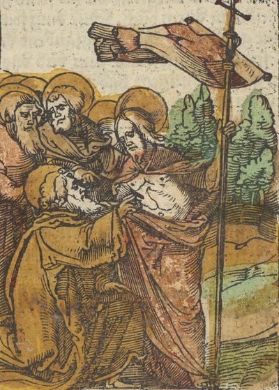 Thomas hitetlensége, a Das Plenariumból, 1517. alkotó: Hans Schäufelein the Elder