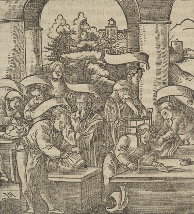 Páncélgyártás, Hymmelwagentől a Ki él jól..., 1517. alkotó: Hans Schäufelein the Elder