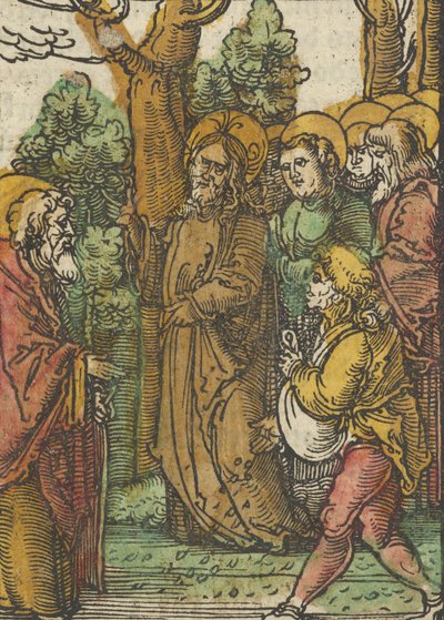 Példabeszéd a magvetőről és a gyomokról, a Das Plenariumból, 1517. alkotó: Hans Schäufelein the Elder