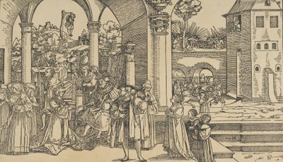 Eszter története. alkotó: Hans Schäufelein the Elder