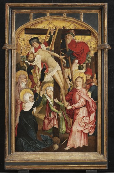 Leszállás a keresztről, 1490-es évek (olaj, falemez) alkotó: Hans Schüchlin