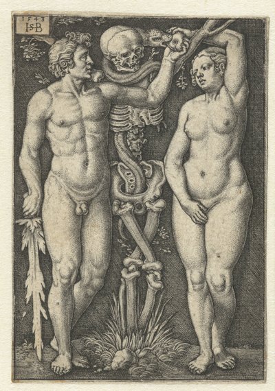 Ádám és Éva és a halál alkotó: Hans Sebald Beham