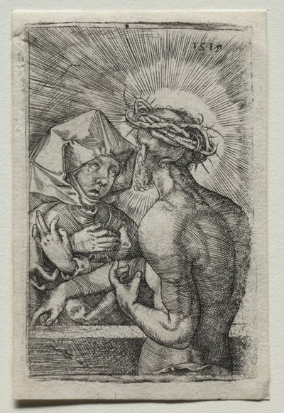 Krisztus és a Szűz, 1519. alkotó: Hans Sebald Beham