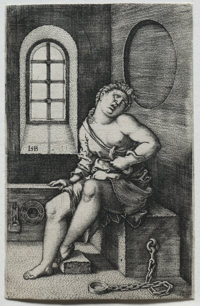 Kleopátra. alkotó: Hans Sebald Beham