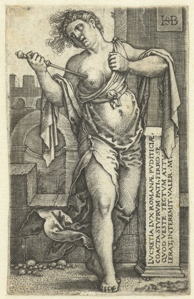 Lucretia halála alkotó: Hans Sebald Beham