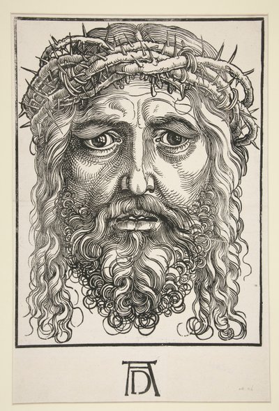 Krisztus tövisekkel megkoronázott feje alkotó: Hans Sebald Beham
