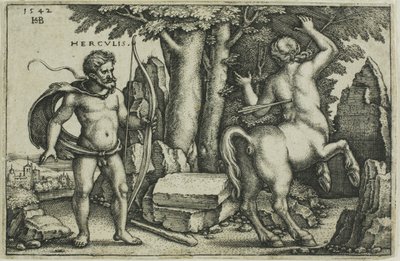 Herkules és Nessus alkotó: Hans Sebald Beham