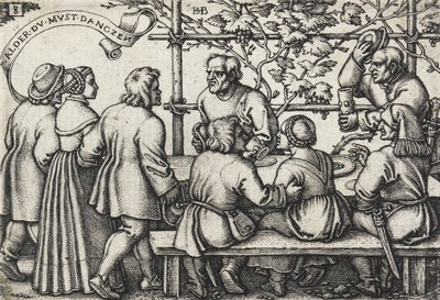 Paraszti lakoma alkotó: Hans Sebald Beham