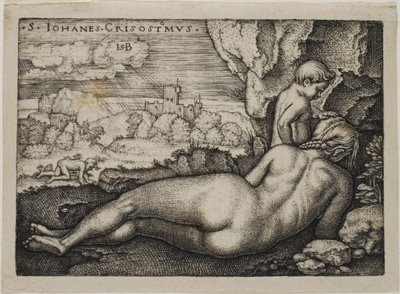 Chrysostomus Szent János bűnbánata alkotó: Hans Sebald Beham