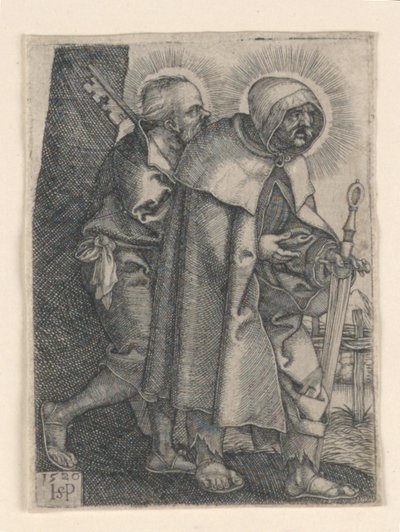 Szent Péter és Szent Pál alkotó: Hans Sebald Beham