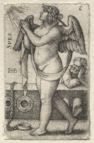 Isten ismerete és a hét kardinális erény: Remény - Spes alkotó: Hans Sebald Beham