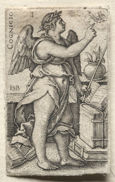 Isten ismerete és a hét kardinális erény: Isten ismerete - Cognicio. alkotó: Hans Sebald Beham