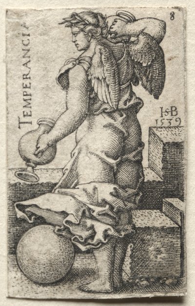 Isten ismerete és a hét kardinális erény: Mértékletesség - Temperancia alkotó: Hans Sebald Beham