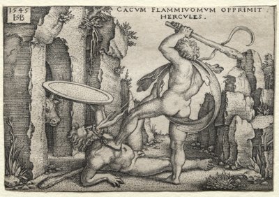 Herkules munkássága: Herkules megöli az óriás kakuszt alkotó: Hans Sebald Beham