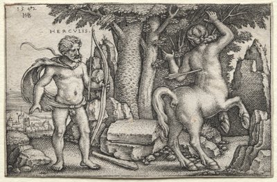 Herkules és Nessus alkotó: Hans Sebald Beham
