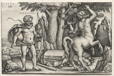 Herkules és Nessus alkotó: Hans Sebald Beham