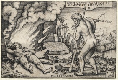 Herkules munkássága: Herkules a máglyán alkotó: Hans Sebald Beham