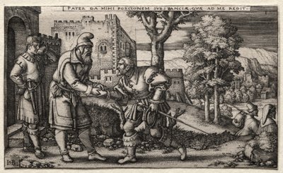 A tékozló fiú. alkotó: Hans Sebald Beham