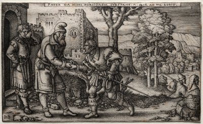 A tékozló fiú. alkotó: Hans Sebald Beham
