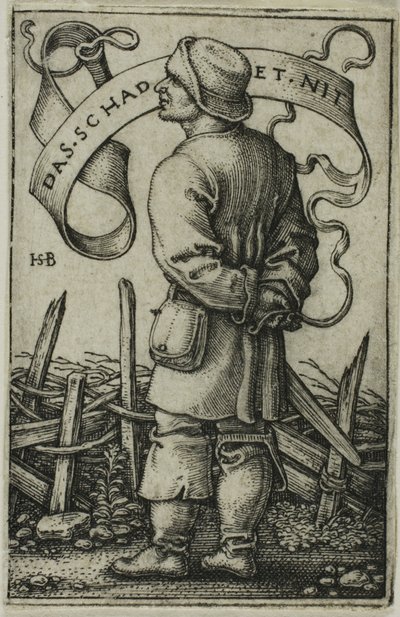 Az időjárás paraszt "Nem fáj" alkotó: Hans Sebald Beham