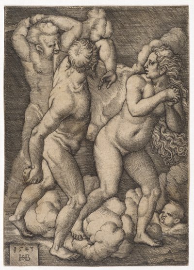 Kiűzetés a Paradicsomból, 1543 alkotó: Hans Sebald Beham