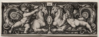 Két Genii, 1544. alkotó: Hans Sebald Beham