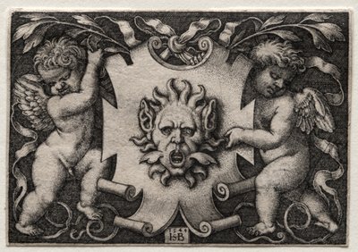 Matrica Mascaronnal alkotó: Hans Sebald Beham